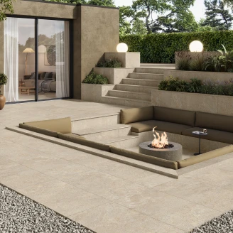 Utomhus Klinker <strong>Ölvik</strong>  Beige Matt 60x120 cm Tjocklek 20 mm