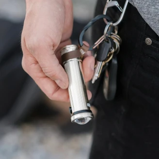 Barebones Ficklampa <strong>Mini Flash</strong>  Silver