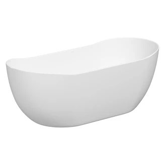 Badkar <strong>Miravera</strong>  Vit Blank 180 cm med Krom Click-Clack Bottenventil