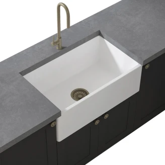 Keramik Diskho <strong>Bellehaven</strong>  Vit Blank 61x46 cm Butler