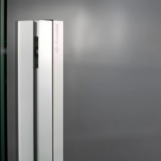Duschvägg <strong>Prizma</strong>  Krom Blank 6 mm 140x195 cm Skjutdörr