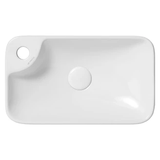 Servant Rektangulær <strong>Tia</strong>  Hvit Blank 44 cm