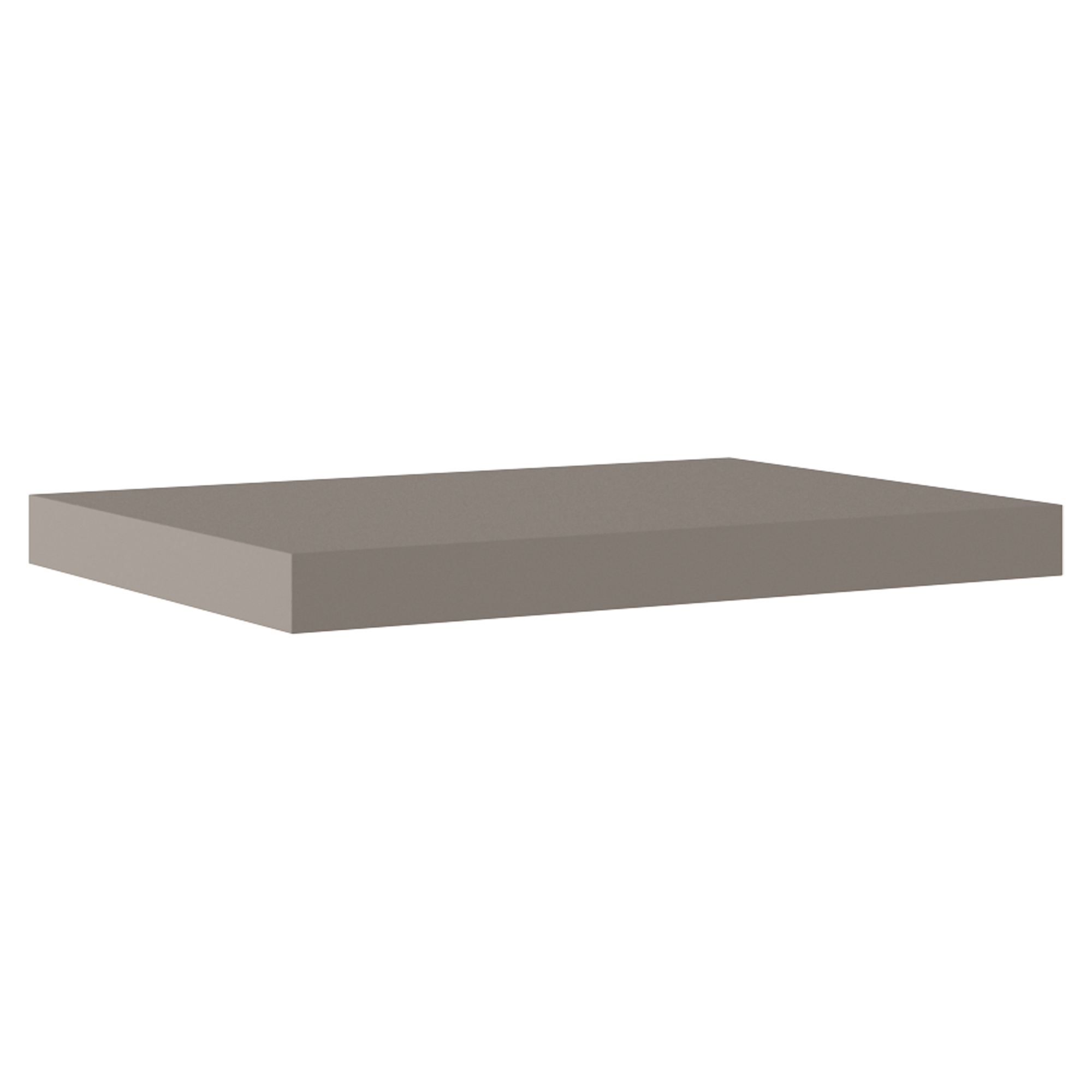 Benkplate Alderin Grå Matt 60 cm