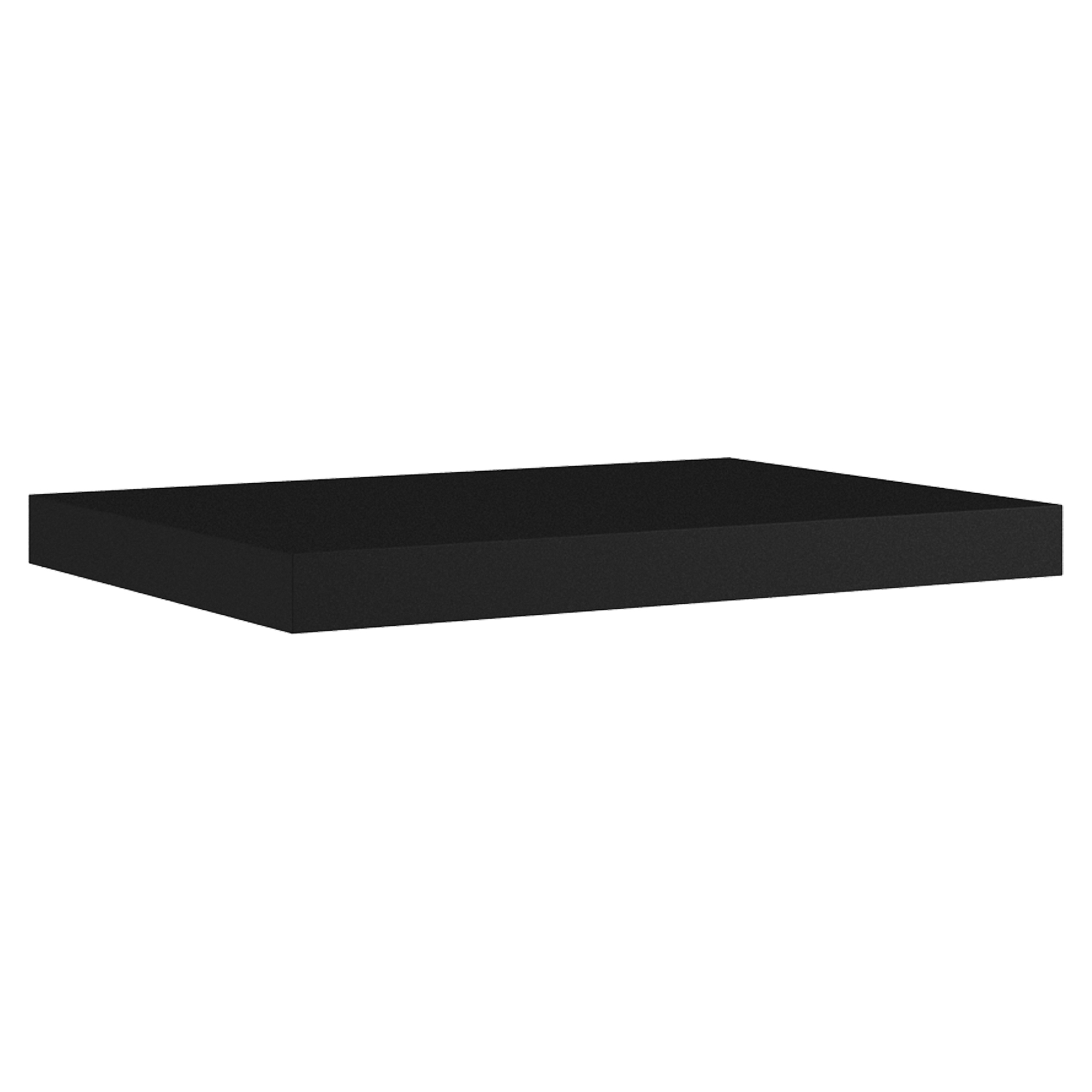 Benkplate Alderin Svart Matt 60 cm