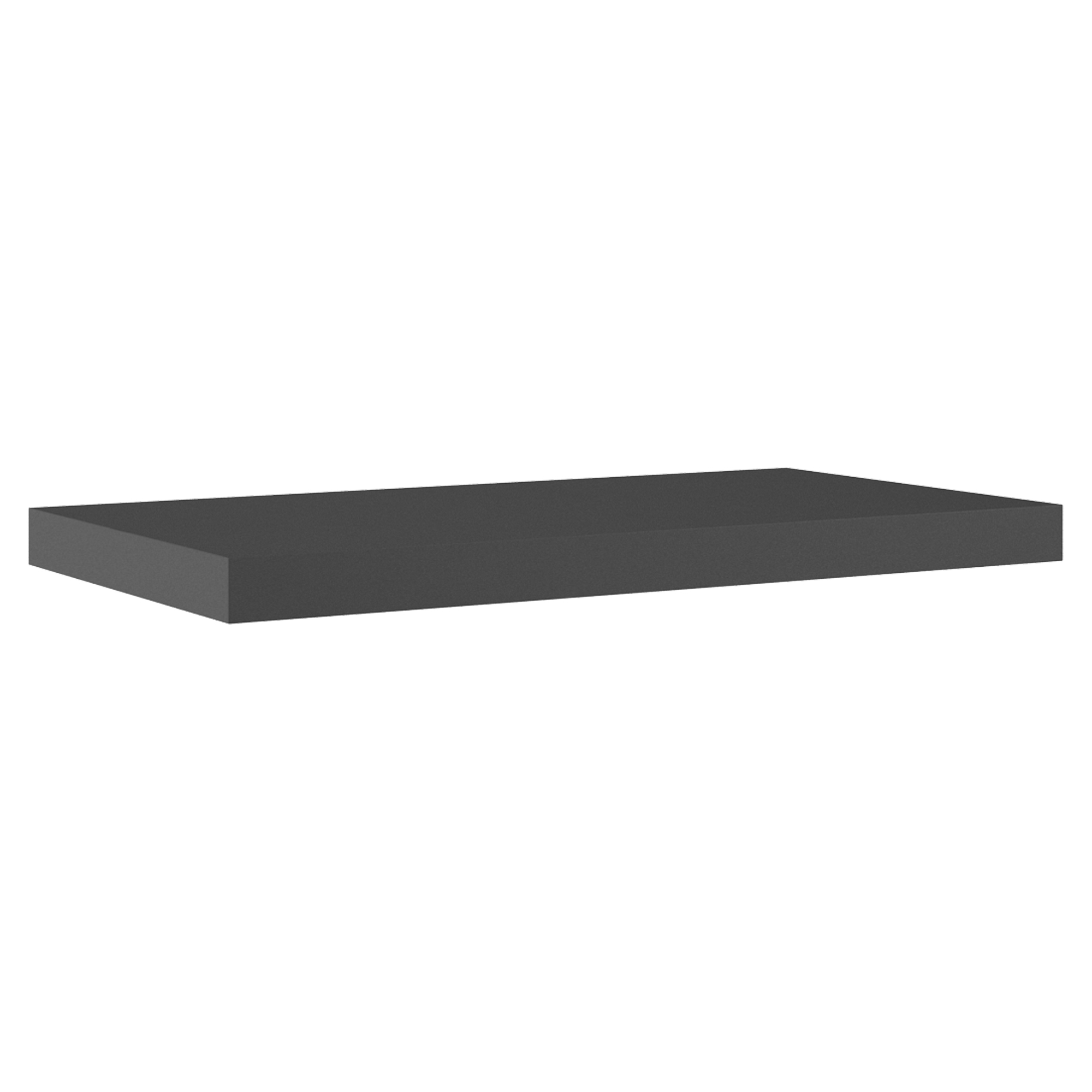 Benkplate Alderin Mørkgrå Matt 80 cm
