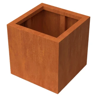 Kruka <strong>Quadrum</strong>  Cortenstål 50 cm