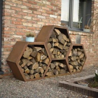 Kopplingsdel <strong>Arborox</strong>  Cortenstål 92x38x50 cm