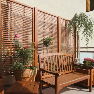 Skjerm <strong>Alda</strong>  Tre 180x90 cm