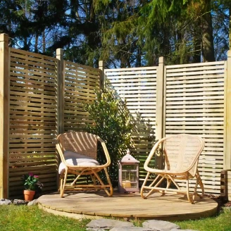 Skjerm <strong>Fairford</strong>  Tre 180x120 cm