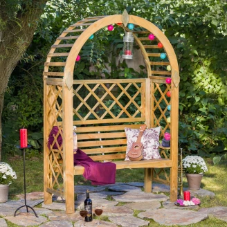 Pergola med Benk <strong>Rivendale</strong>  Tre