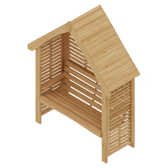 Pergola med Halv Spaljé <strong>Belmira</strong>  Tre