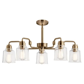 Kichler Hängande Lampa <strong>Aivian</strong>  Penta Mässing Justerbar Höjd