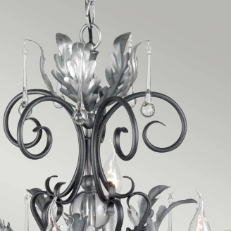 Elstead Hängande Lampa <strong>Amarilli</strong>  Svart, Silver