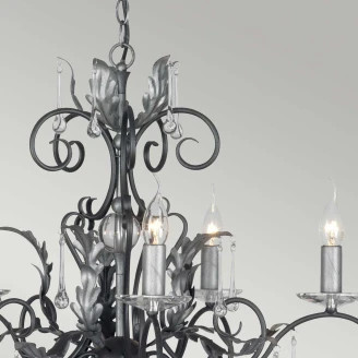 Elstead Hängande Lampa <strong>Amarilli</strong>  Svart, Silver