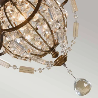 Feiss Hängande Lampa <strong>Bellini</strong>  Oxiderad Brons