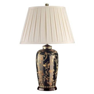 Elstead Bordslampa <strong>Black Birds</strong>  Svart, Guld