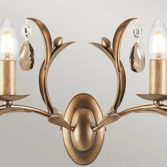 Elstead Vägglampa <strong>Lily</strong>  Brons