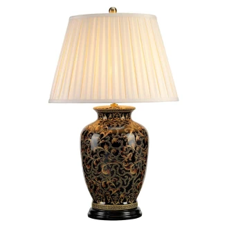 Elstead Bordslampa L <strong>Morris</strong>  Guld, Svart
