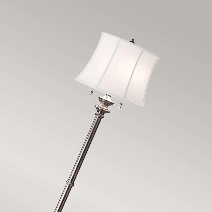 Feiss Gulvlampe Stateroom Nikkel