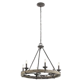 Kichler Hängande Lampa <strong>Taulbee</strong>  Väderbiten Zink Ø 72 cm