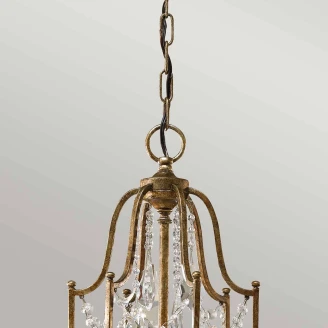 Feiss Hängande Lampa Hexa <strong>Valentina</strong>  Oxiderad Brons