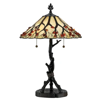 Quoizel Bordslampa <strong>Whispering</strong>  Svart, Röd