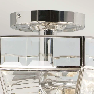 Elstead Taklampa <strong>Old Park</strong>  Polerad Nickel