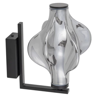 Vägglampa <strong>Edda</strong>  Svart Blank