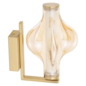 Vägglampa <strong>Edda</strong>  Mässing Blank
