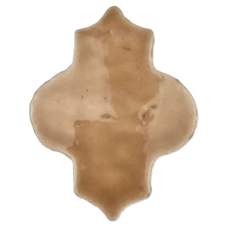 Alteret Handgjort Kakel <strong>Arabesque</strong>  Camel Blank 12x15 cm