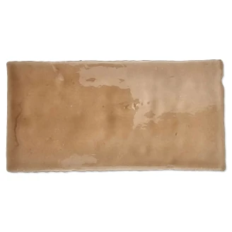 Alteret Handgjort Kakel <strong>Subway</strong>  Camel Blank 8x15 cm