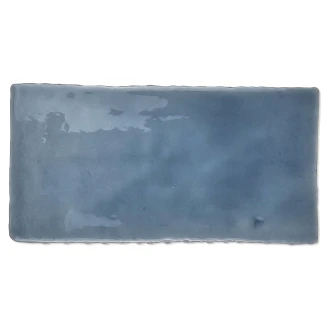 Alteret Handgjort Kakel <strong>Subway</strong>  Azul Laguna Blank 8x15 cm