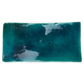 Alteret Handgjort Kakel <strong>Subway</strong>  Azul Posidonia Blank 8x15 cm