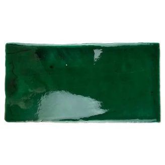 Alteret Handgjort Kakel <strong>Subway</strong>  Verde Blank 8x15 cm