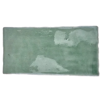 Alteret Handgjort Kakel <strong>Subway</strong>  Agua Marina Blank 8x15 cm