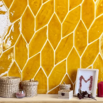Alteret Handgjort Mosaik Kakel Verona Miel Blank 26x33 (4x13) cm