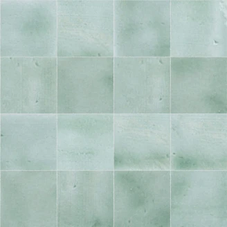 Alteret Handgjort Kakel Zellige Agua Marina Blank 10x10 cm