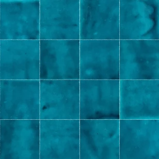Alteret Handgjort Kakel Zellige Azul Posidonia Blank 10x10 cm