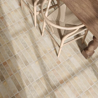 Gulvflis <strong>Rustierra</strong>  Beige Matt 6x24 cm