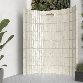 Klinker <strong>Lustre</strong>  Cream Matt-Blank 7x28 cm