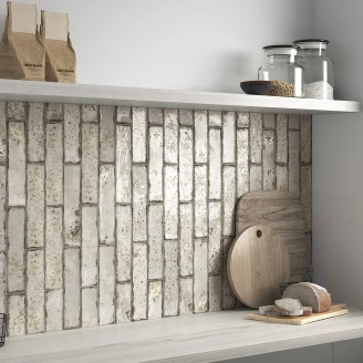Klinker <strong>Lustre</strong>  Grå Matt-Blank 7x28 cm