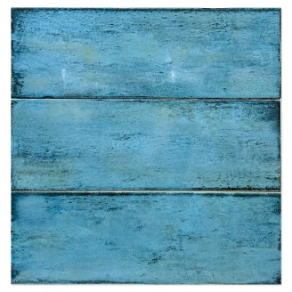 Kakel <strong>Drift</strong>  Blå Blank 12x35 cm