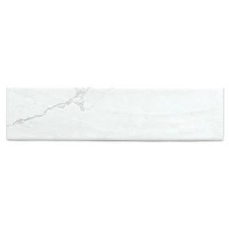 Marmor Klinker <strong>Niveo</strong>  Vit Matt-Struktur 3D 7x28 cm