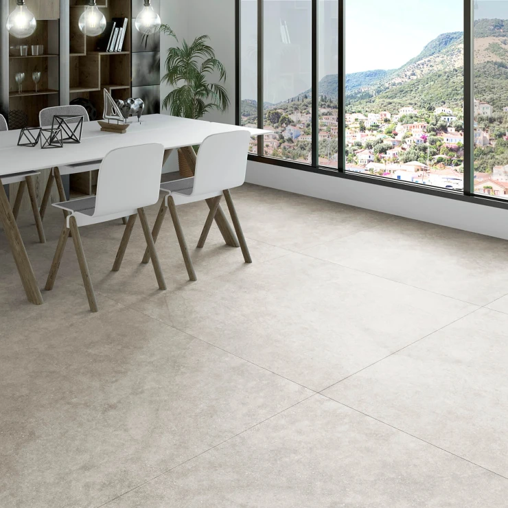 Gulvflis Lagra Sand Matt 90x90 cm