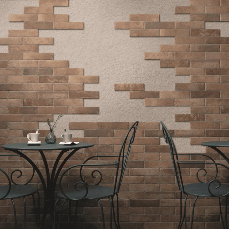 Natucer Gulvflis Boston Brick South Matt Relieff 25x50 cm