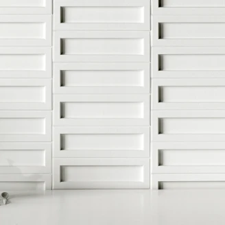 Natucer Kakel <strong>Kahn</strong>  White Hörn Blank Relief 7x27 cm