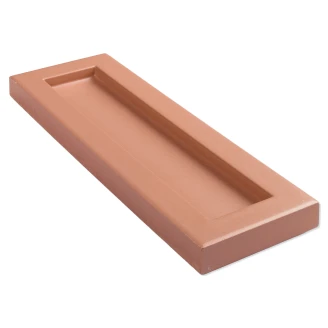 Natucer Kakel <strong>Kahn</strong>  Clay Hörn Blank Relief 7x27 cm