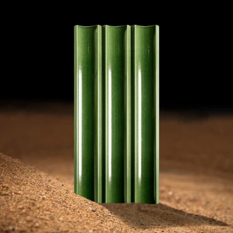 Natucer Kakel Jazz Green Blank Relief 17x40 cm