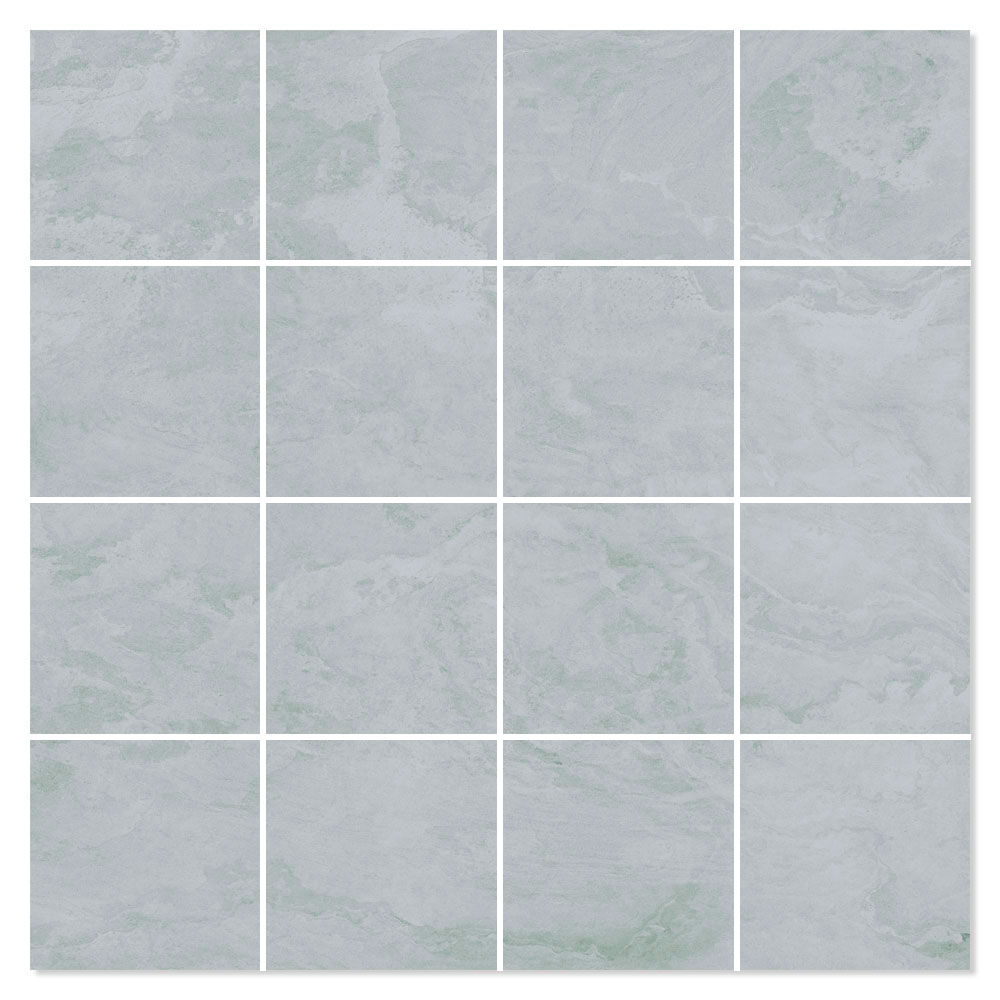 Mosaikkflis Trendtime Lys Grå Matt 30x30 (7x7) cm