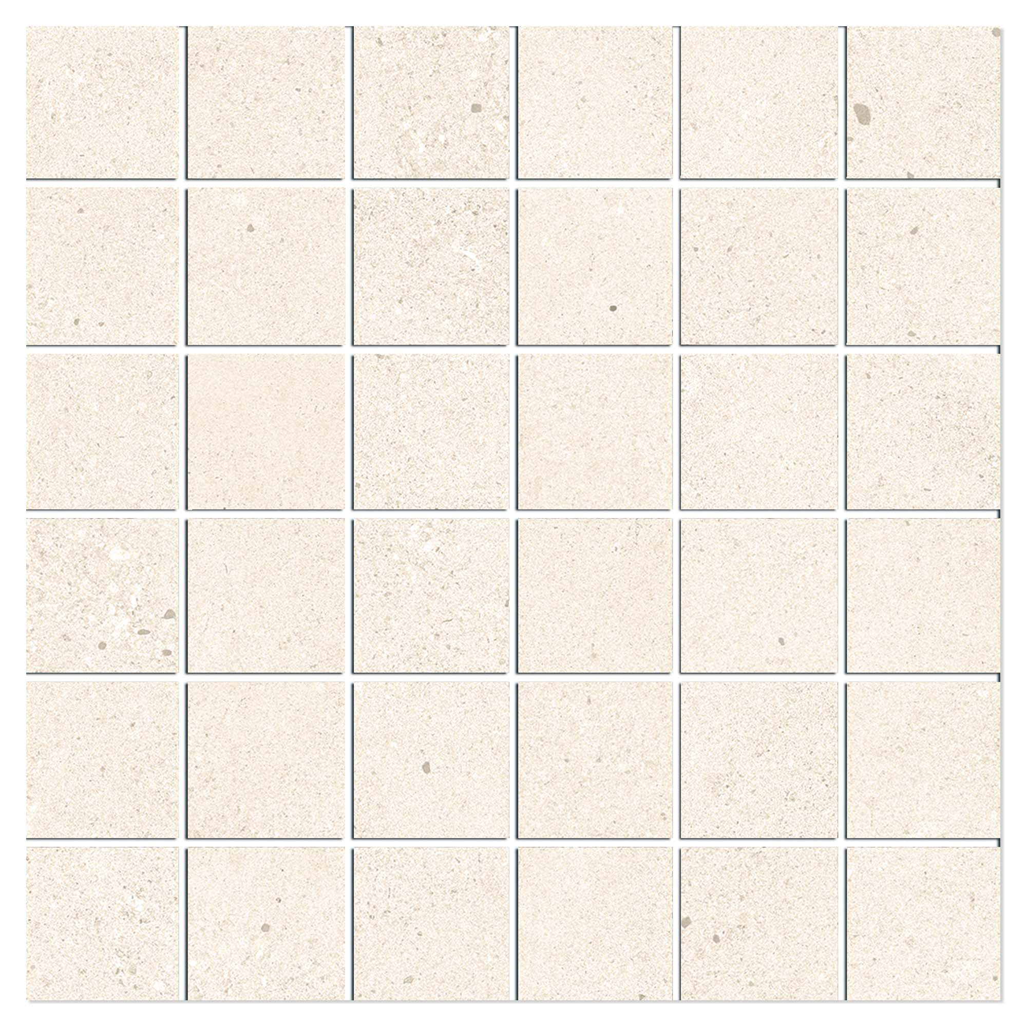 Marmor Mosaikk Gulvflis Brightspark Beige Matt 30x30 (5x5) cm
